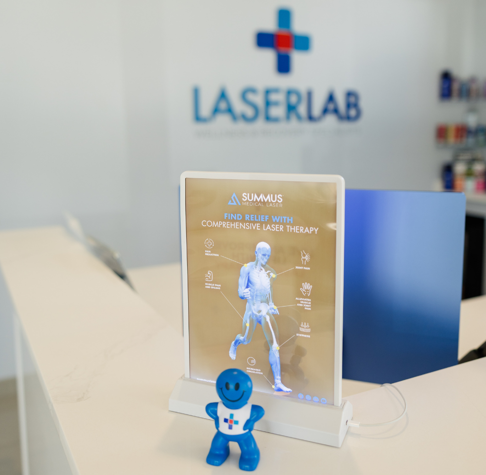 Laserlab Heathrow Larry front desk
